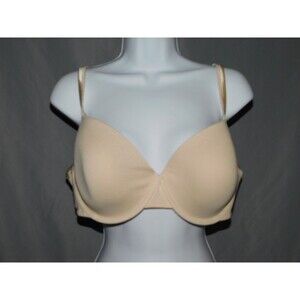 Cacique Bra 42D Light Beige Cotton T-Shirt Underwire Bra Size 42D